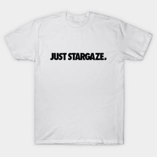 Just Stargaze BLACK T-Shirt